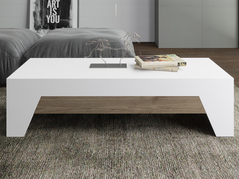 Lift top coffee table with drawer -DIAGONAL
