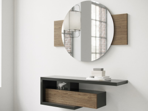 Ensemble console et miroir - LUKKA