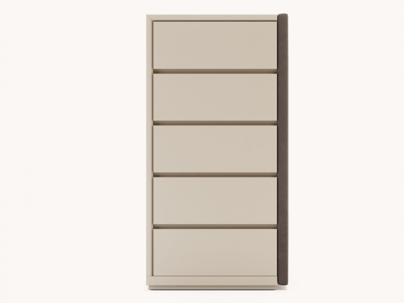 Wood or lacquered and uphosltered chiffonier - LAURA