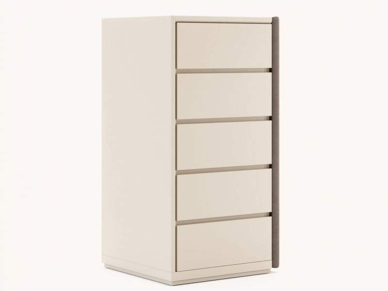 Wood or lacquered and uphosltered chiffonier - LAURA