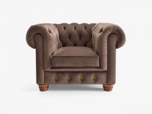 Fauteuil tapissé avec capitonné type chester - CHESTERFIELD 2