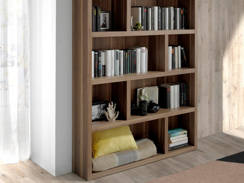 Walnut bookcase - AMÉLIE