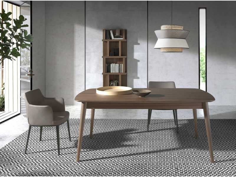 Walnut bookcase - ANOUK