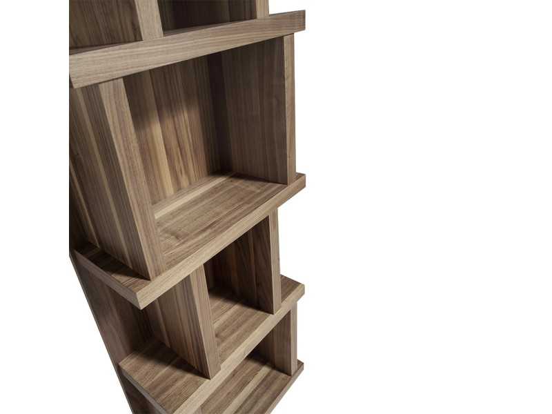 Walnut bookcase - ANOUK