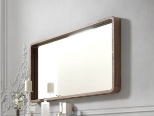 Walnut mirror - OLGA