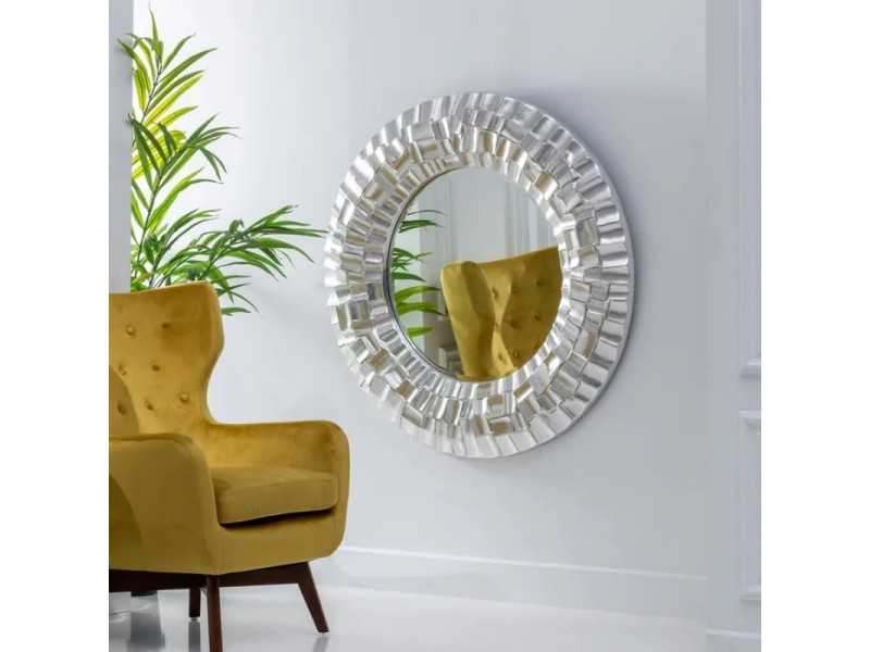 Decorative round mirror - LUTON