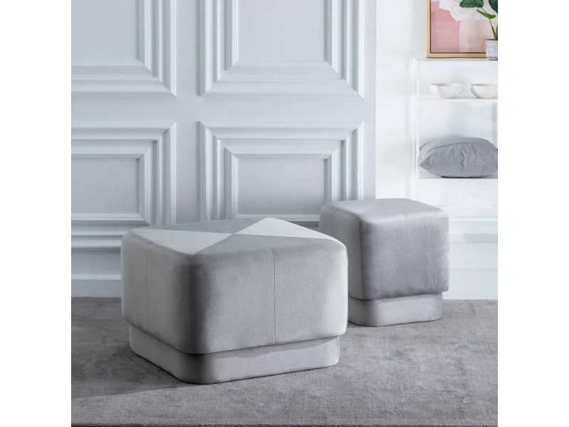 Upholstered pouff - ANNE