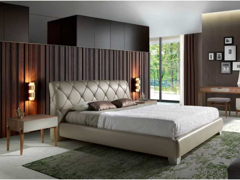 Complete upholstered bed - HORN
