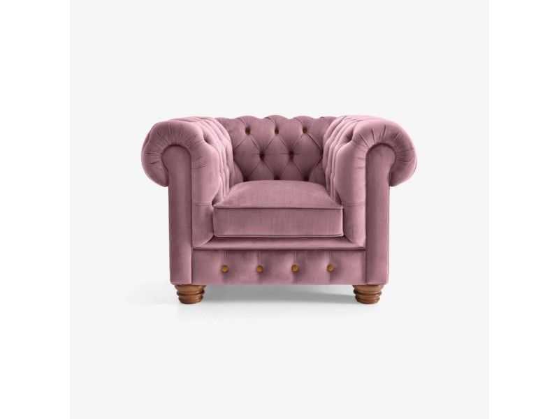 Fauteuil tapissé avec capitonné type chester - CHESTERFIELD