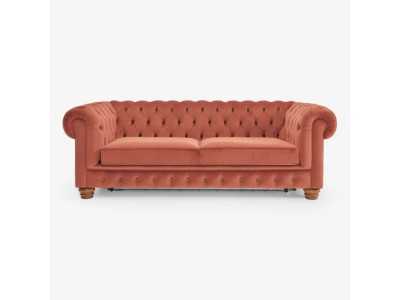 Canapé-lit tapissé avec capitonné type chester - CHESTERFIELD BED