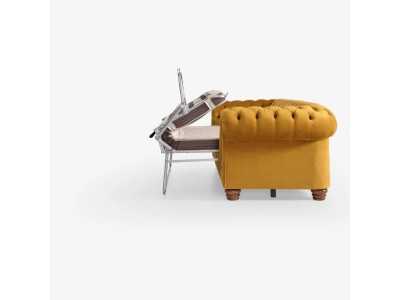 Sofá cama con capitonné tipo chester - CHESTERFIELD BED