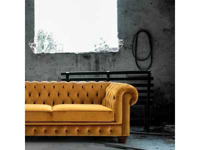 Upholstered and padded sofa, Chester style - CHESTERFIELD