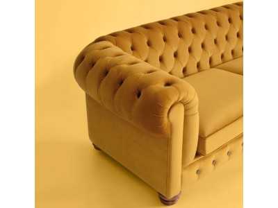 Canapé tapissé avec capitonné type chester - CHESTERFIELD