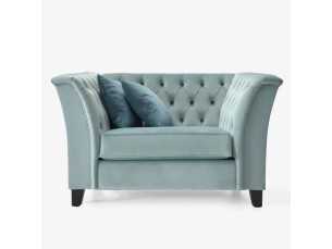 Upholstered and padded armchair, Chester style - ROYAL
