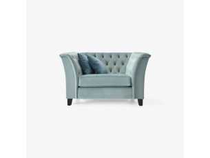 Upholstered and padded armchair, Chester style - ROYAL 2