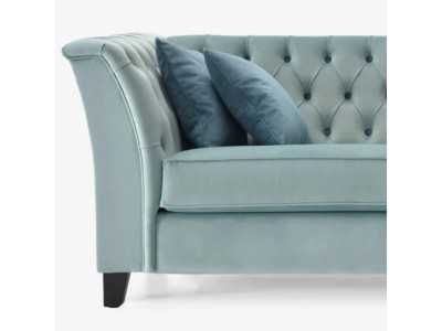 Upholstered and padded sofa, Chester style - ROYAL