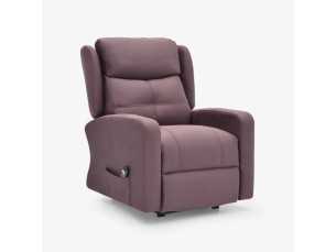 Upholstered relax armchair - NORVAN