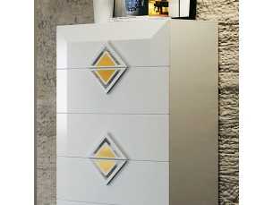 Lacquered sinffonier with original handles - ROMBO ORO 2