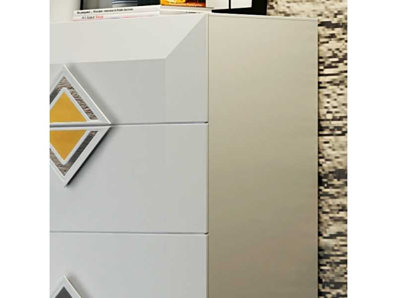 Lacquered sinffonier with original handles - ROMBO ORO
