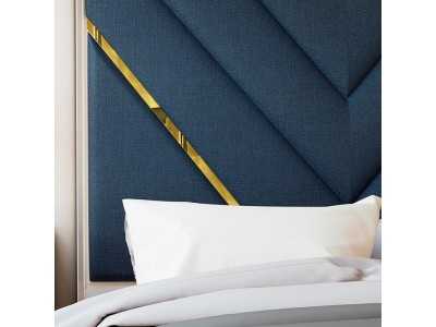 Lacquered and upholstered headboard - NÉMESIS Lacquered and upholstered headboard - NÉMESIS