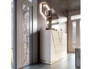 Lacquered chest of drawers with plinth - NÉMESIS 2
