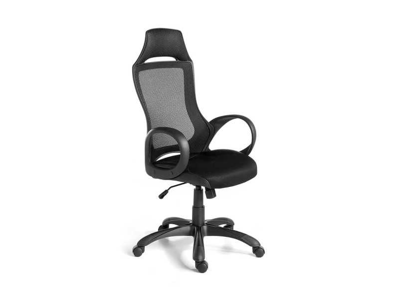 Swivel office chair with armrests - MUNICH