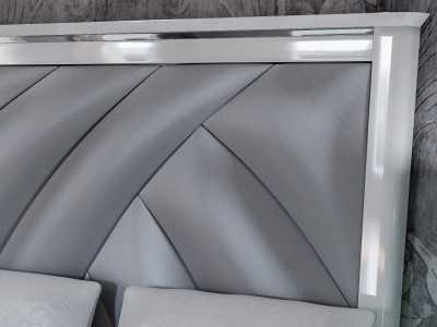 Cabecero lacado y tapizado con luz led - VESTA Cabecero lacado y tapizado con luz led - VESTA