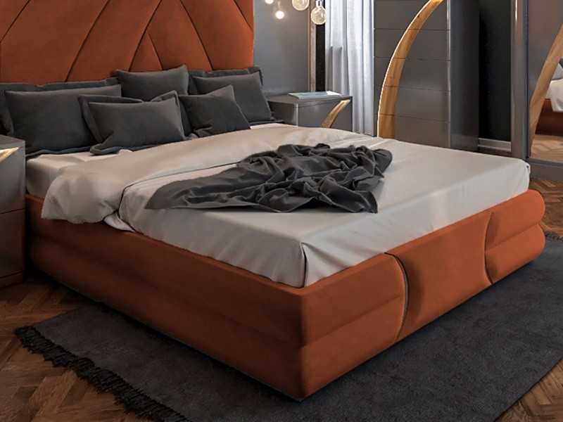 Cama completa XL lacada y tapizada - ARTEMISA
