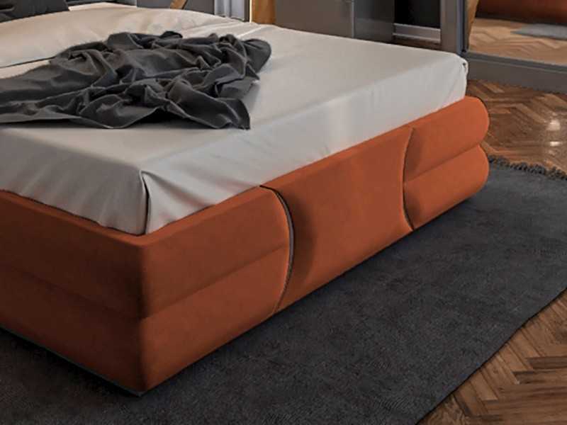 Cama completa XL lacada y tapizada - ARTEMISA