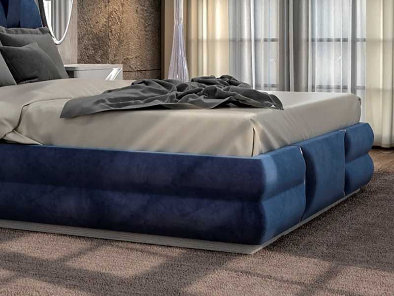 Cama completa XL lacada y tapizada - ARTEMISA