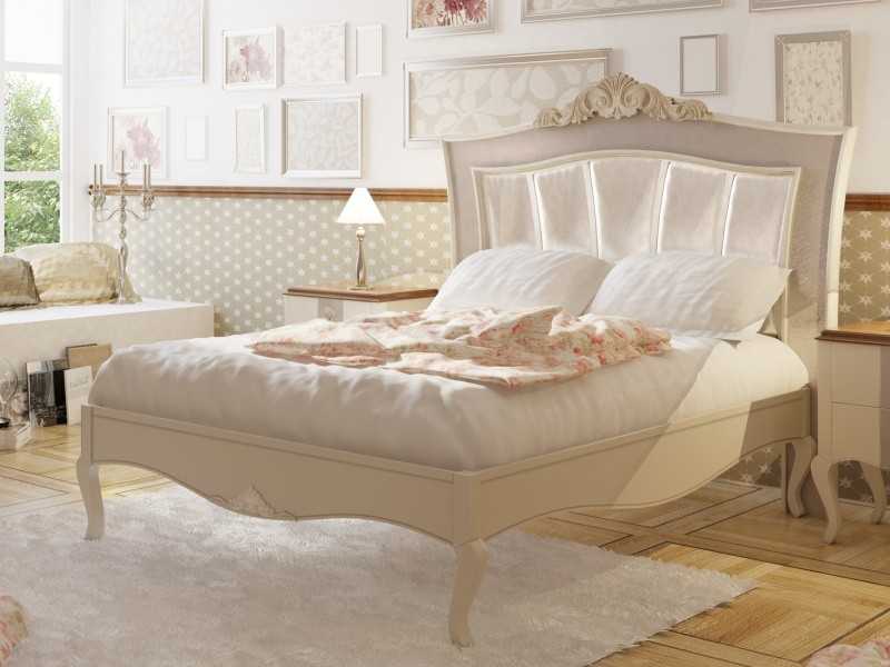 Complete lacquered and upholstered bed - ROYAL