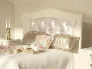 Lacquered and upholstered headboard - EGO