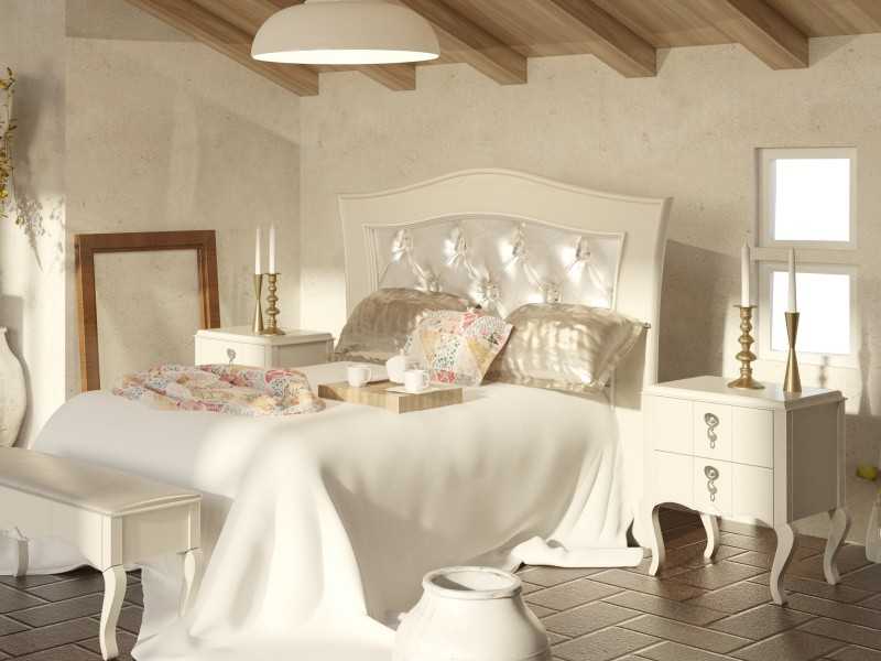 Lacquered and upholstered headboard - EGO