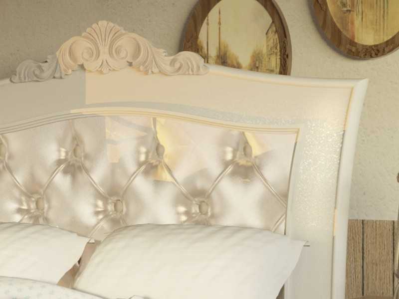 Lacquered and upholstered headboard - CLASS