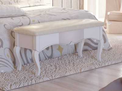 Uhpolstered and lacquered bench - CLASIC
