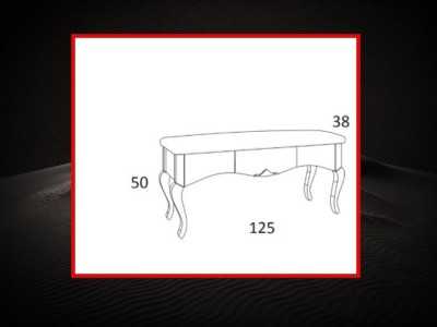 Uhpolstered and lacquered bench - CLASIC