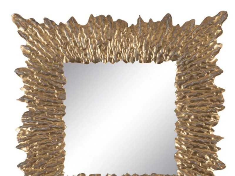 Square mirror in lacquered iron - SQUARE