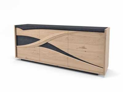 Buffet design en chêne - BARFLEUR Buffet design en chêne - BARFLEUR