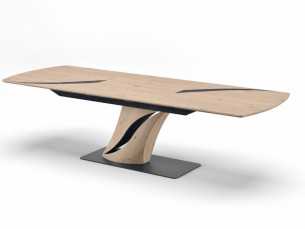 Mesa de comedor extensible en roble - BARFLEUR 2