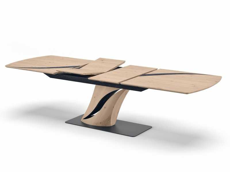 Mesa de comedor extensible en roble - BARFLEUR