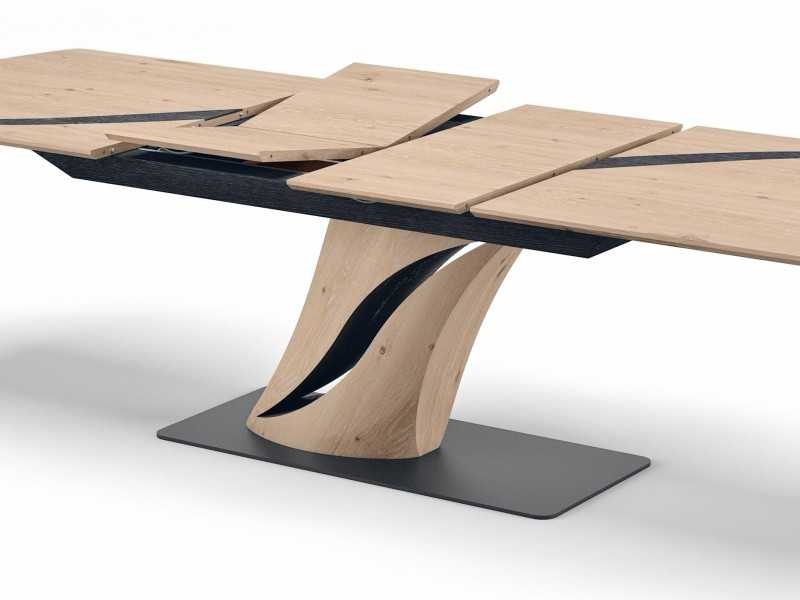 Mesa de comedor extensible en roble - BARFLEUR