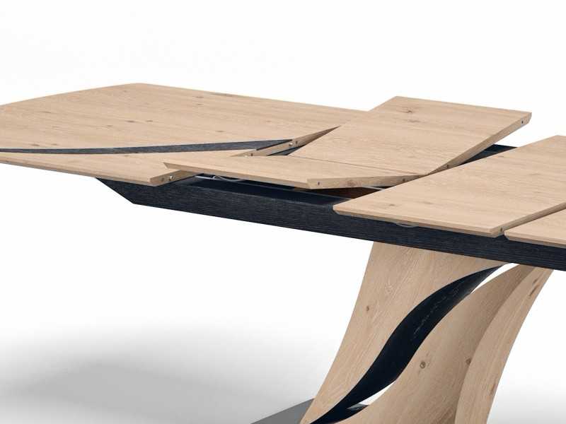 Mesa de comedor extensible en roble - BARFLEUR