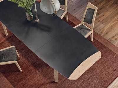 Mesa de comedor extensible con tapa cerámica - CALAIS
