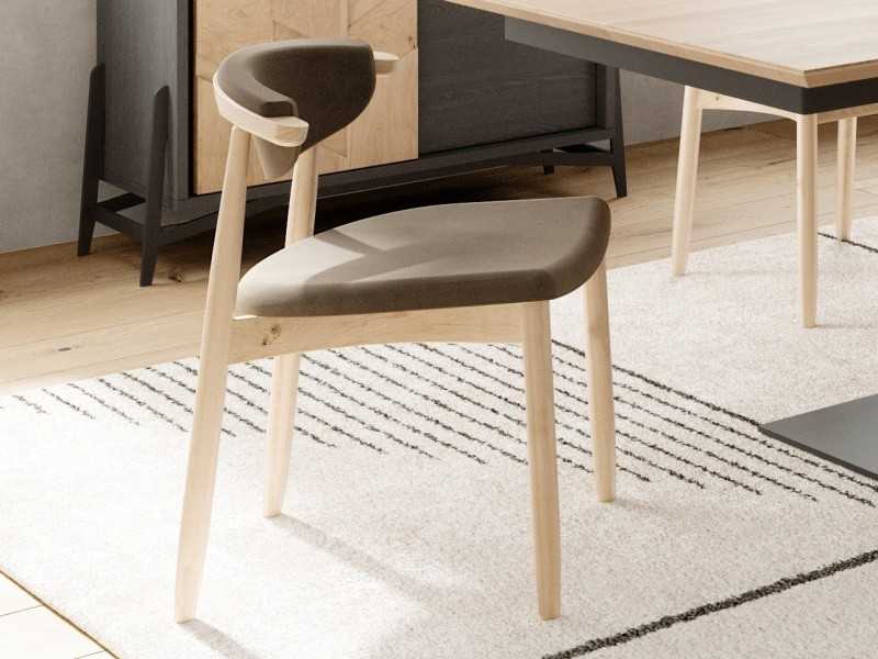 Chaise design en frêne massif - DINAN