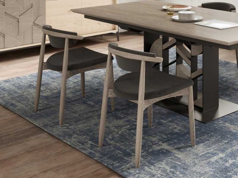 Chaise design en frêne massif - DINAN
