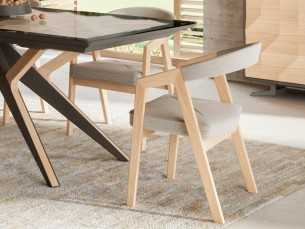 Designer chair in solid ash - GRASSE 2
