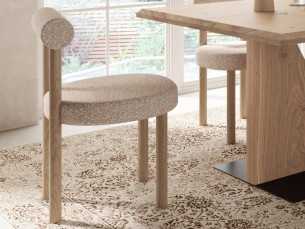 Original design chair in solid ash wood - ORVIETO