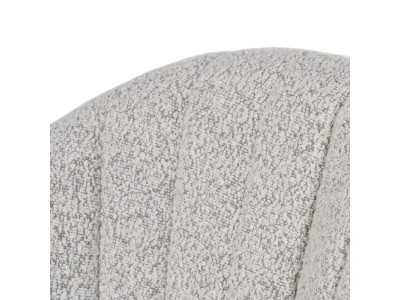 Chaise tapissé avec accoudoirs avec structure en métal - GIULA