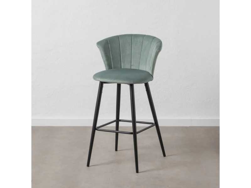 Design stool with lacquered steel structure - LOLA
