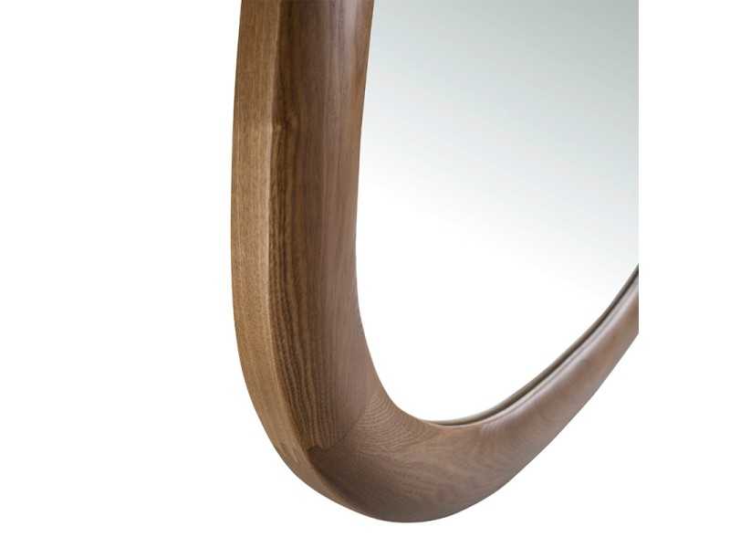 Walnut mirror - PATMOS
